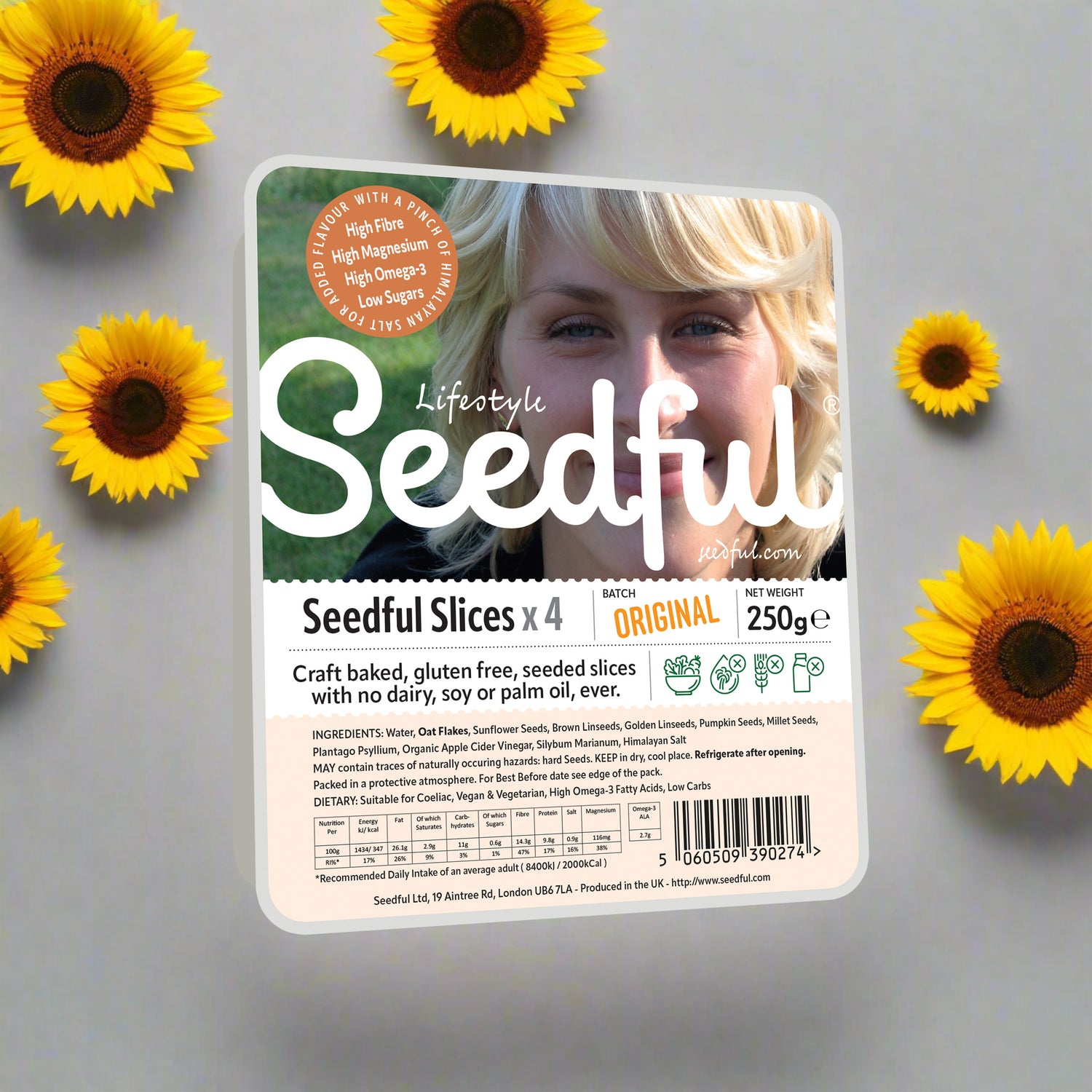 10 x 250g SEEDFUL Original Slices ( 4 Slices Each Pack )