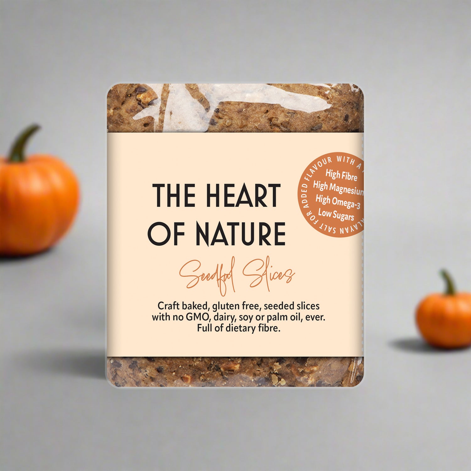 1 x 500g THE HEART OF NATURE - Original Fiber & Protein Loaf ( 8 Slices ) - BBC Dragon's Den Winner