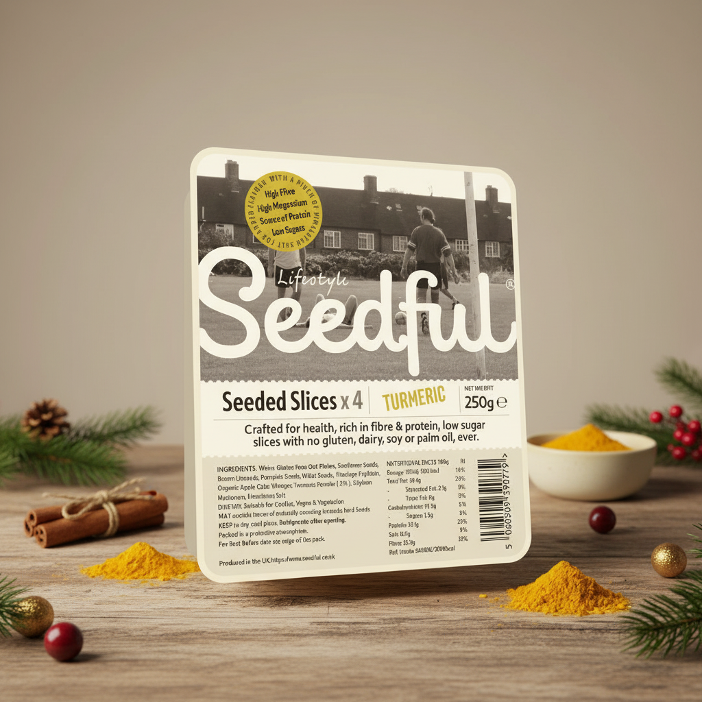 12 x 250g SEEDFUL Slices with Turmeric ( 48 Slices )