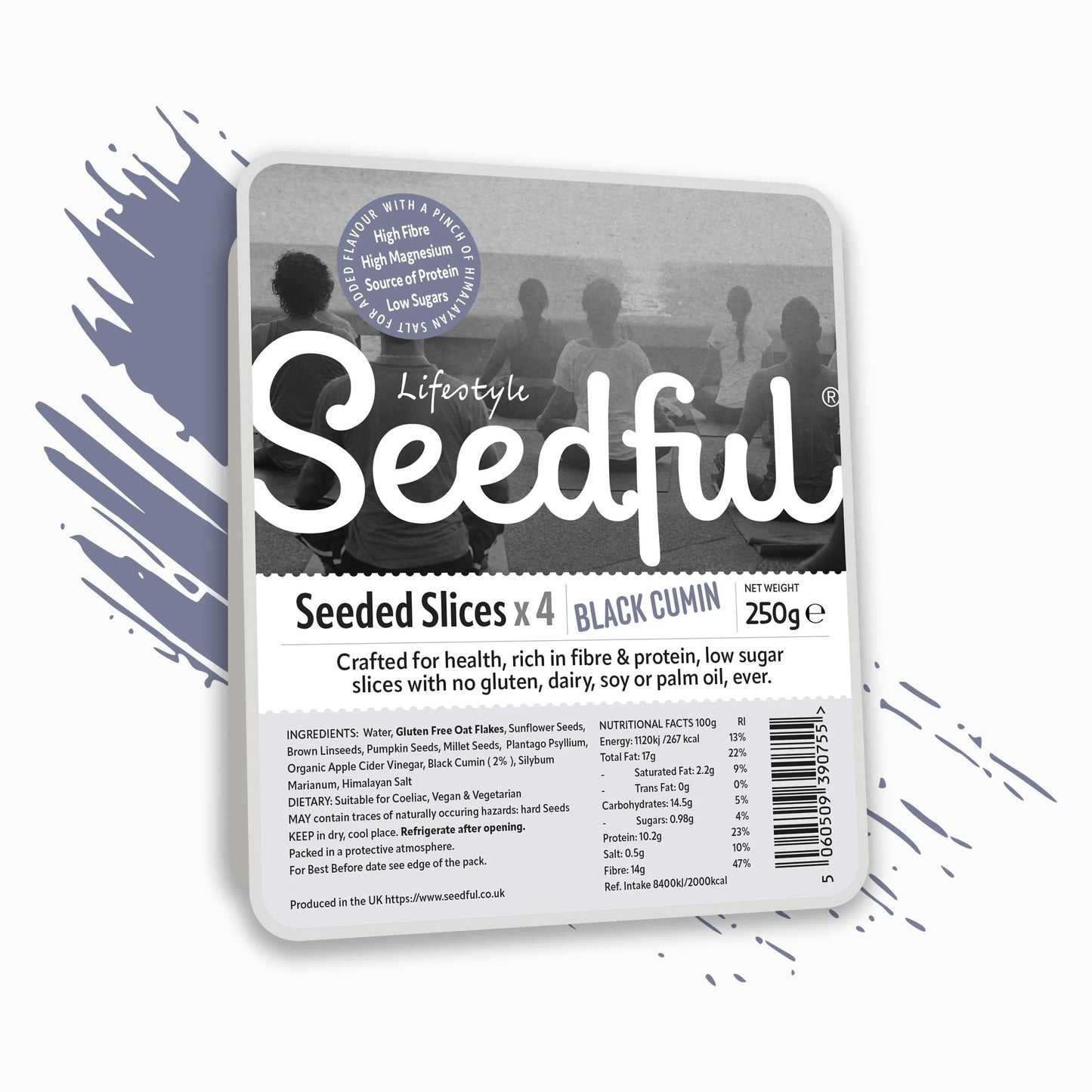 10 x 250g SEEDFUL Slices with Black Cumin ( 4 Slices Each Pack )