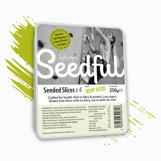 1 x 250g SEEDFUL Slices with Hemp Seeds ( 4 Slices Each Pack )