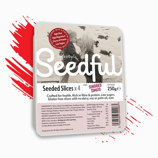 1 x 250g SEEDFUL Slices with Sundried Tomatoes ( 4 Slices Each Pack )