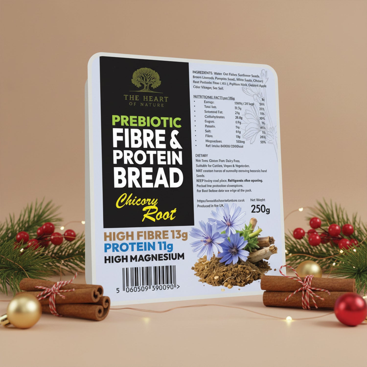 1 x 250g The Heart of Nature Prebiotic Slices ( 4 Slices )